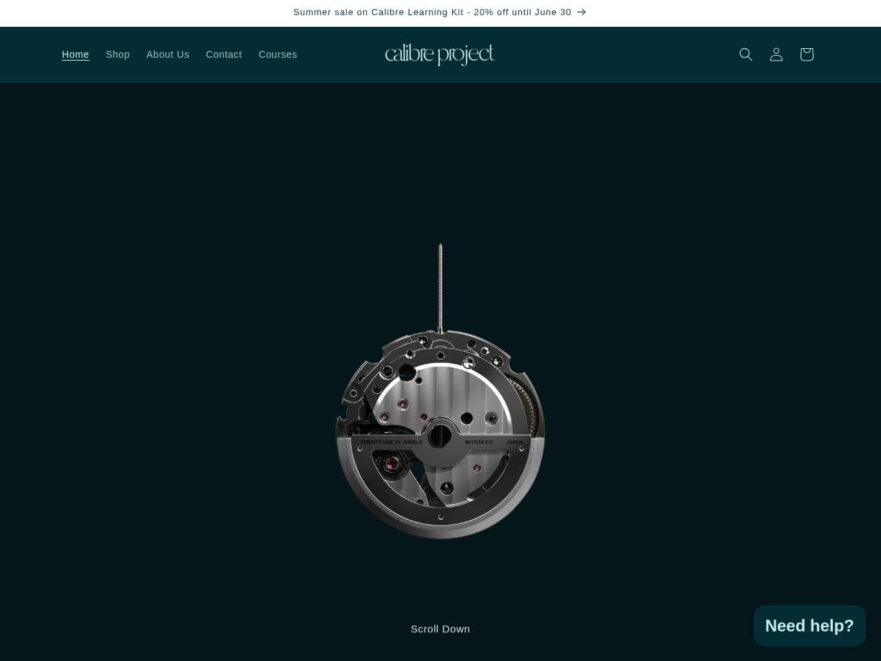 Calibre live site